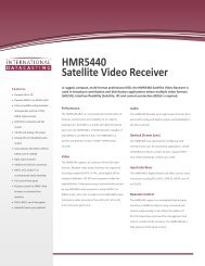 HMR5440 Satellite Video Receiver