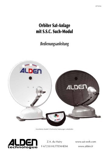 Orbiter Sat-Anlage mit S.S.C. Such-Modul - alden