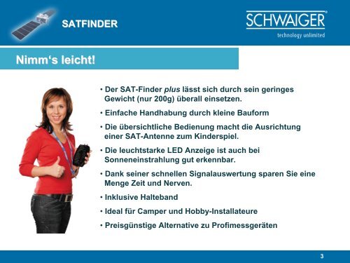 SAT - Finder plus - Schwaiger