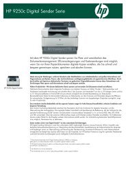 Datenblatt HP Digital Sender 9250C Serie - 1a-gebrauchte-Drucker.de