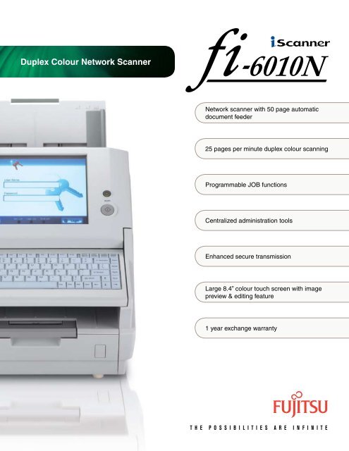 Duplex Colour Network Scanner Polar Imaging