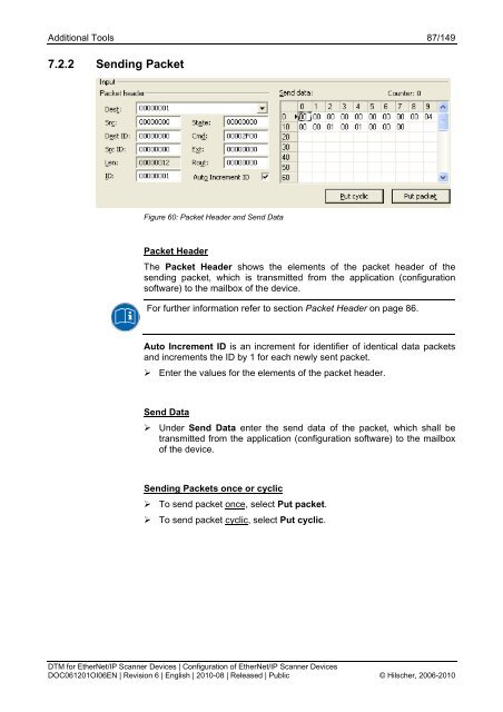 DTM for EtherNet/IP Scanner Devices - Hilscher