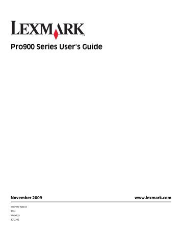 Pro900 Series User's Guide - Amazon S3