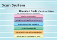 Scan System Operation Guide  - Olivetti UK