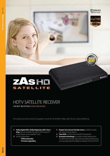 HDTV SATELLITE RECEIVER - Tradeworks