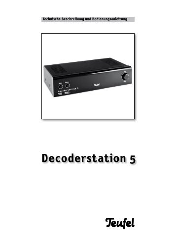 Decoderstation 5 - Teufel