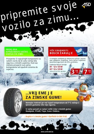 Pripremite svoje vozilo za zimu - katalog - Unitrade