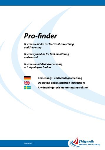 Pro-finder - Thitronik