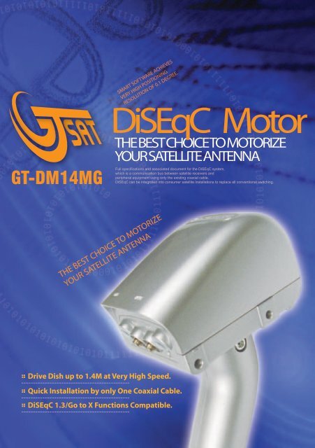 Gt Sat Diseqc Motor Bedienungs Und Montageanleitung Ws Tronik