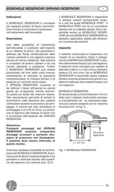 borehole reservoir sprung reservoir - Christoph Miethke GmbH & Co ...