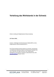 Verteilung des Wohlstands in der Schweiz - EidgenÃ¶ssische ...