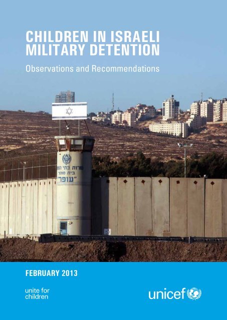 Children in israeli Military detention