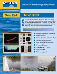 SonTek/YSI RiverCat Brochure