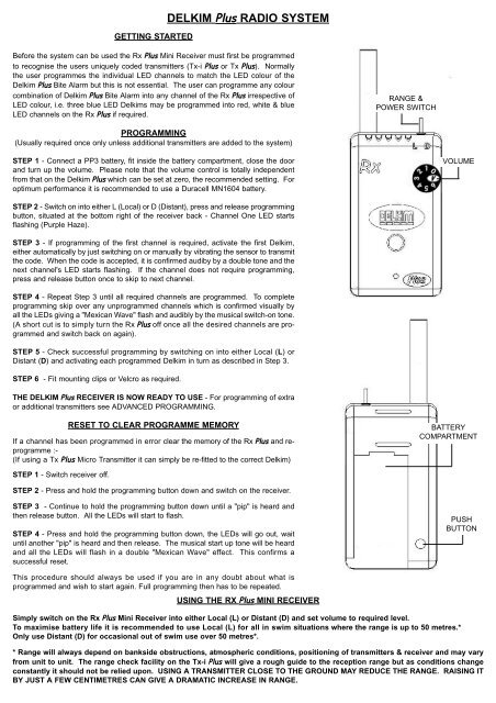 DELKIM Plus RADIO SYSTEM