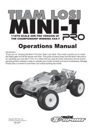 losi mini t parts