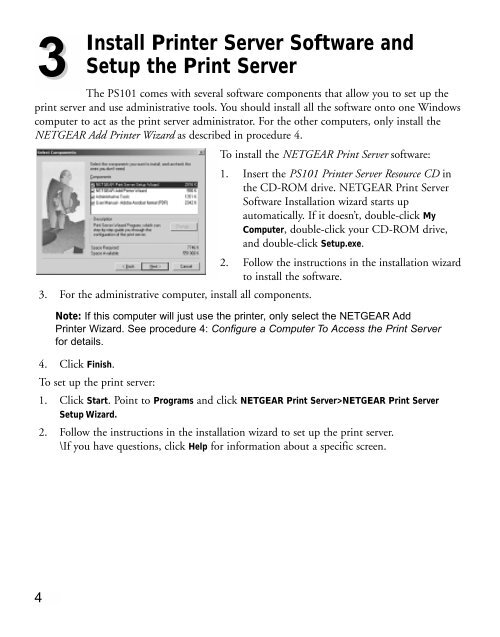 Installation Guide Mini Print Server MODEL PS101 - Netgear