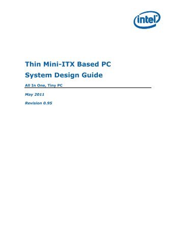 Thin Mini-ITX Based PC System Design Guide - Intel