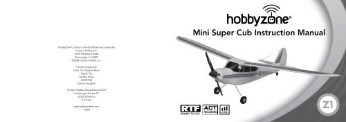 hobbyzone mini super cub