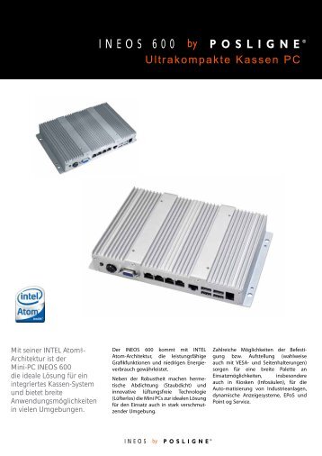 INEOS 600 Ultrakompakte Kassen Mini PC - Aures