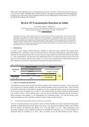 Review Of Transmutation Reactions In Solids - LENR-CANR