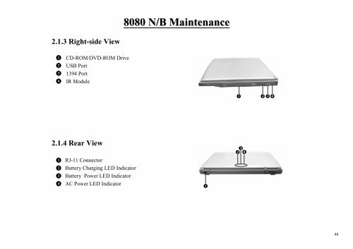 Mitac 8080 Service Manual - laptop schematics, notebook ...