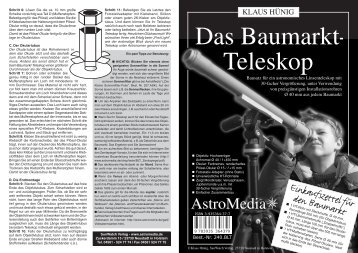 Das Baumarkt- Teleskop - AstroMedia