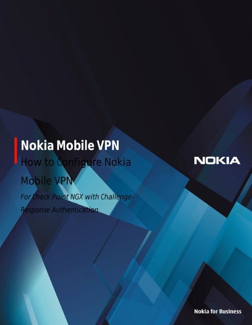 configure Nokia Mobile VPN