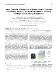 Small Footprint Multilayered Millimeter-Wave ... - Radioengineering