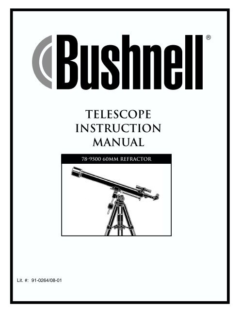 Telescope Instruction Manual - Bushnell