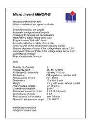 Micro Invent MINOR-B - MikroModellBau.De