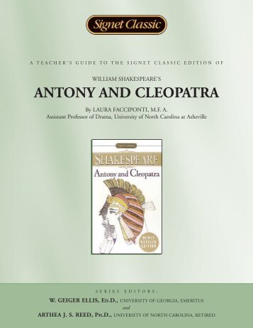 Antony and Cleopatra TG - Penguin Group