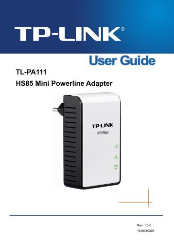 TL-PA111 HS85 Mini Powerline Adapter - TP-Link