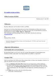 WiMo Newsletter 02/2011