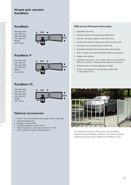 the full Hormann Operator brochure - ABI Garage Doors