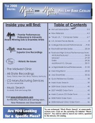 Inside you will find: Table of Contents - Mark Custom
