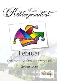 Februar 2013 - Köhlergrund Seniorenzentrum