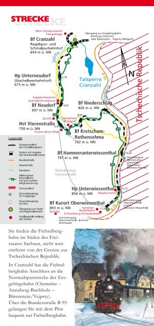 Erlebnispfad Bimmelbahn - Fichtelbergbahn