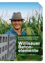 Willisauer Qualitäts-Betonelemente