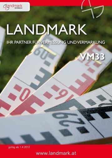 Landmark Katalog VM33 - Landmark.at