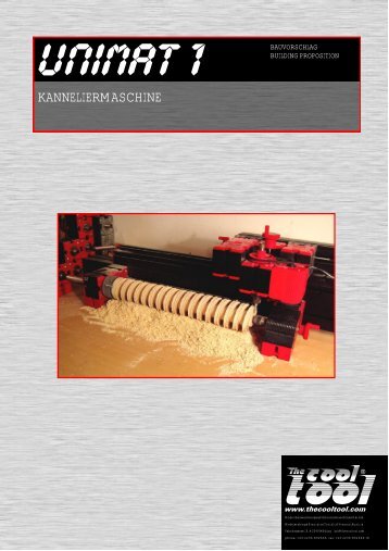KANNELIERMASCHINE - The Cool Tool GmbH