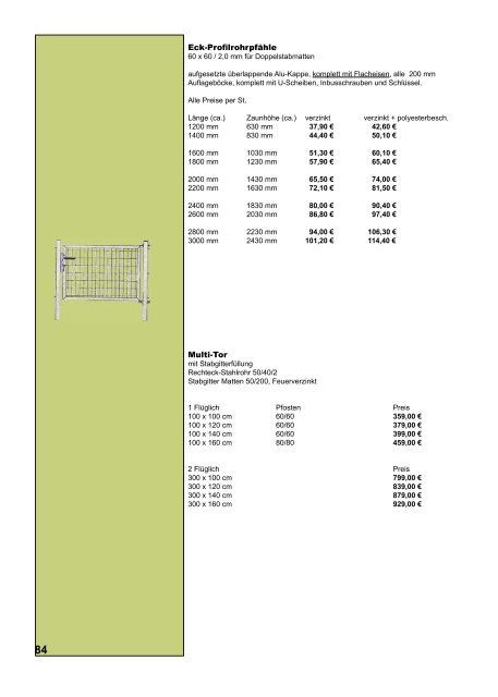 Gehrisch Katalog 2009 - W-gehrisch.de