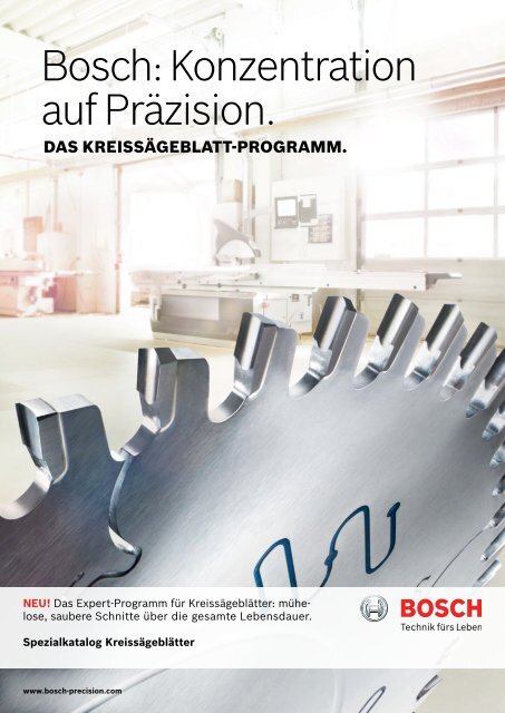 Bosch: Konzentration auf Präzision.