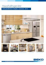 Beko_Katalog_Einbau_Geräte_Frühjahr_Sommer_2013