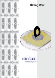 Dicing Wax - Minitron