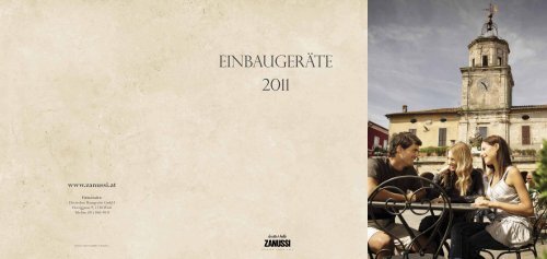 einbaugeräte 2011 - Zanussi