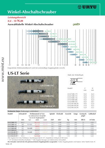 PDF-Broschüre Winkelschrauber - MINT GmbH