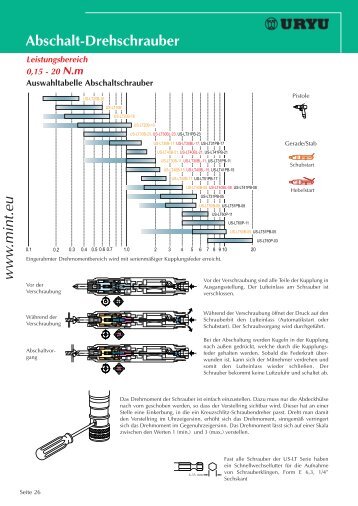 PDF-Broschüre Drehschrauber - MINT GmbH