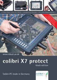 Tablet PC colibri X7 protect - HHK Datentechnik GmbH