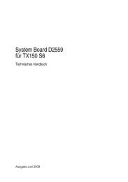 System Board D2559 für TX150 S6 - Fujitsu