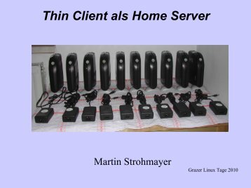 Thin Client als Home Server